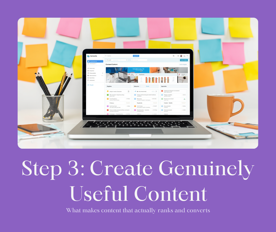 Creating genuinely useful content for online income