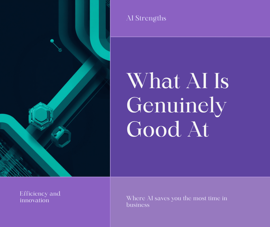 What AI tools are genuinely good at for online business