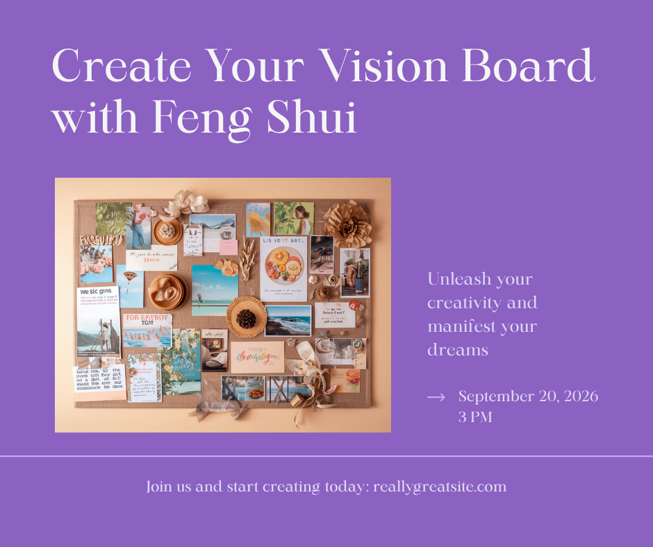 Making a Vision Board Feng Shui