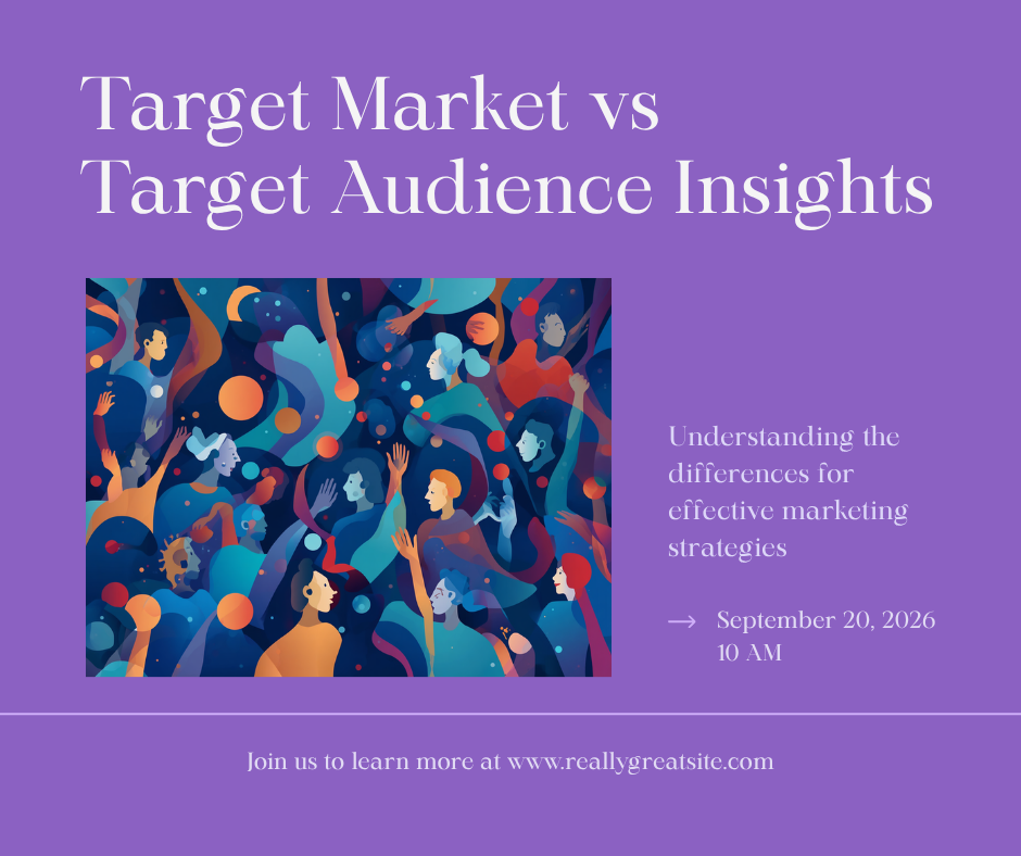 Target Market vs Target Audience