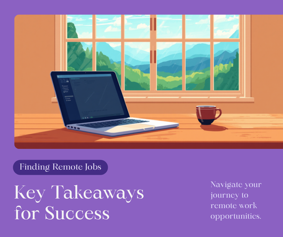 Key Takeaways for Finding Remote Jobs