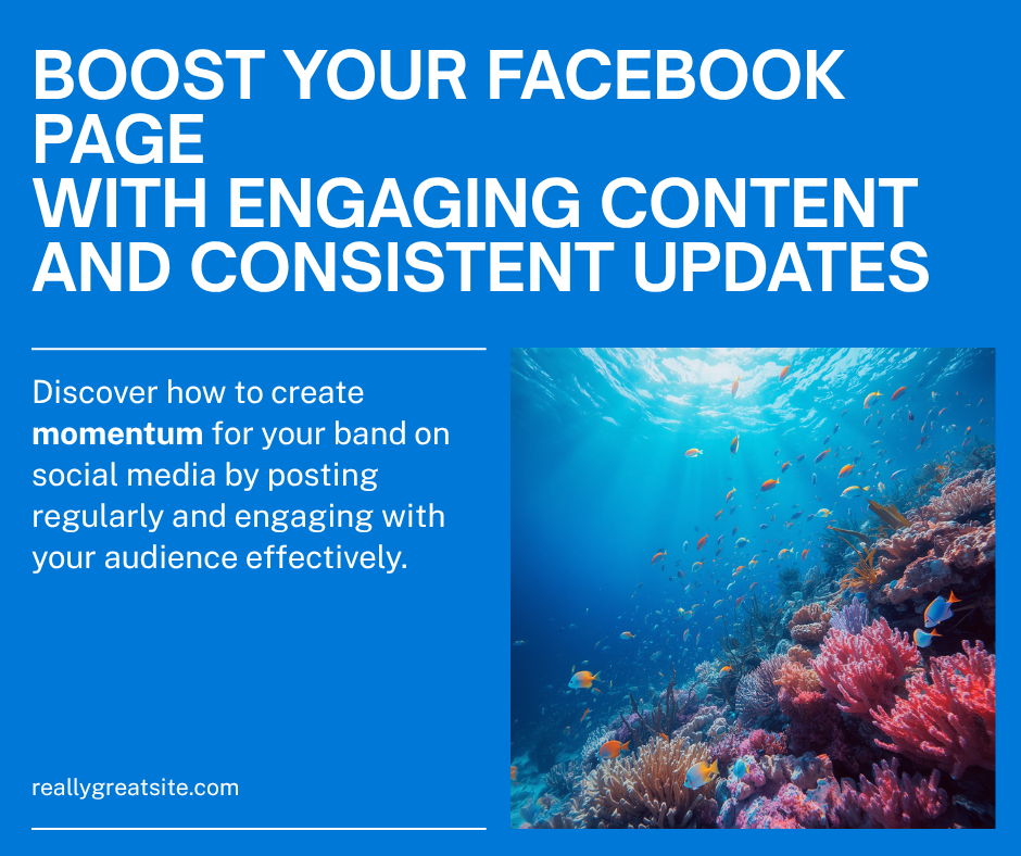 Customizing the Facebook Band Page