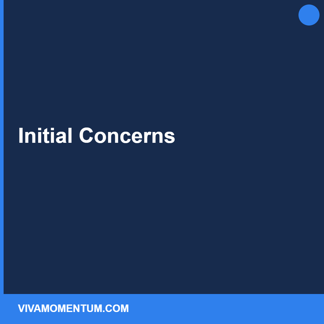 Initial Concerns
